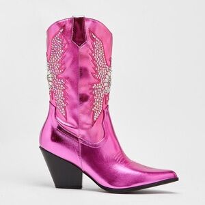 Metallic Western Cowboy Boots